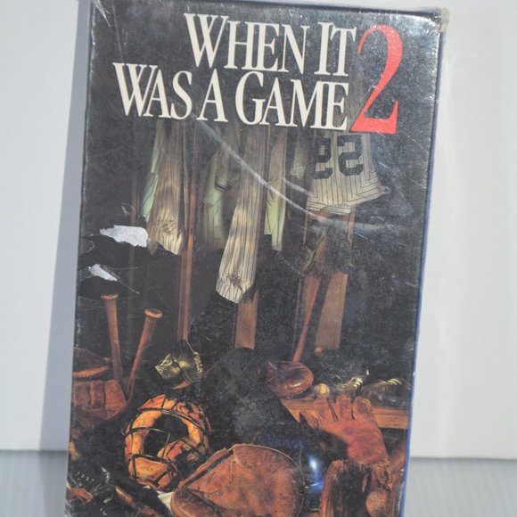 WHEN IT WAS A GAME 2 MLB Baseball VHS 1992 HBO Video 59 Minutes NEW Factory Seal - Picture 1 of 6